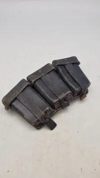 Tredelt K98 ammunitionstaske. Original