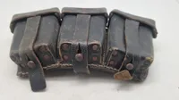 Tredelt K98 ammunitionstaske. Original