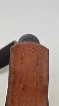 Luftwaffe bælte med spænde, afnazificeret. Originalt