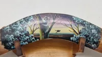 Australsk boomerang med holder, håndmalet