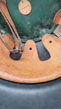Tysk Luftschütz hjelm. Original