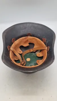 Tysk Luftschütz hjelm. Original