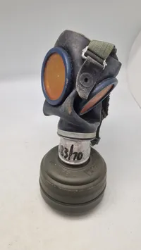 Tysk gasmaske med hylster, ww2. Original