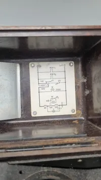 Tysk FF/33 felttelefon. Original