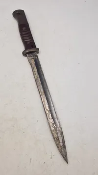 Tysk K98 bajonet, nummerens. Original