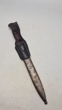 Tysk K98 bajonet, nummerens. Original