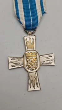 Bayersk Feuerwehr-Ehrenzeichen. Original