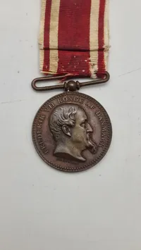 Dansk 1848-50 krigsdeltager medalje. Original