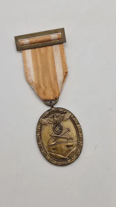 Tysk Westwall medalje. Original