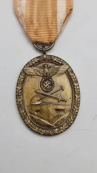 Tysk Westwall medalje. Original
