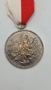 Medaille für Rettung aus Seenot", en tysk redningsmedalje fra Deutsche Gesellschaft zur Rettung Schiffbrüchiger (DGzRS). Original