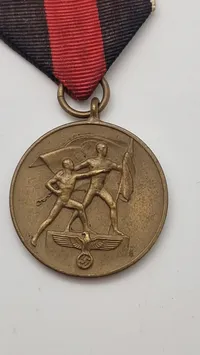 Medaille zur Erinnerung an den 1. Oktober 1938. Original