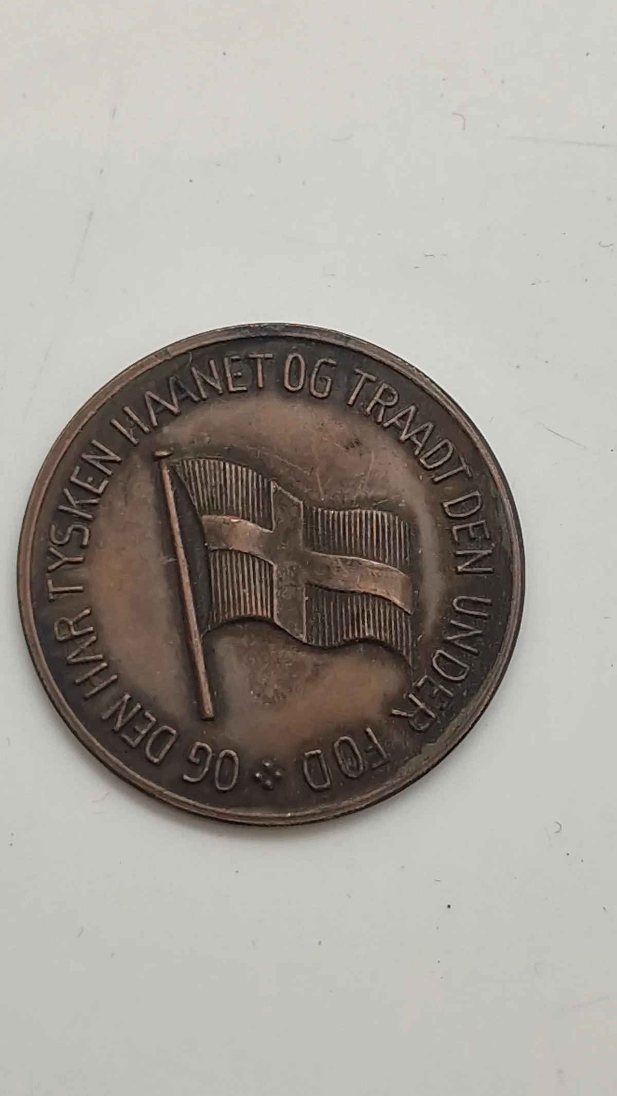 Dansk propaganda token, ww2. Original