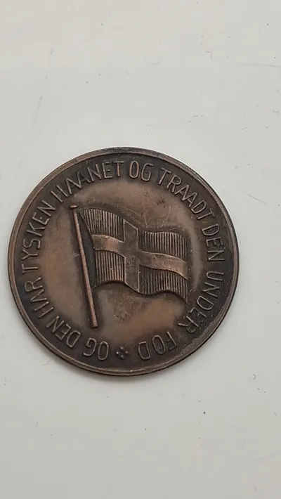 Dansk propaganda token, ww2. Original