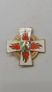 Tysk brandmedalje fra Nordrhein-Westfalen. Original