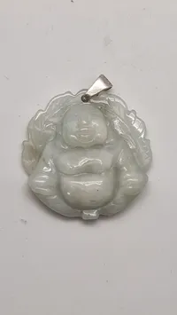 Jade vedhæng  Laughing Buddha