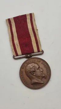 Dansk krigsdeltager medalje fra 1848-50 krigen. Original