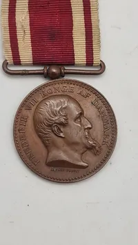 Dansk krigsdeltager medalje fra 1848-50 krigen. Original