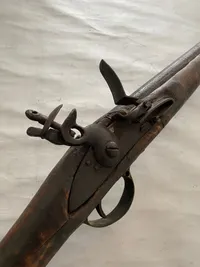 Originalt fransk flintelås gevær - slut 1700 tallet