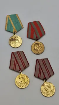 Samling russiske medaljer. Originale