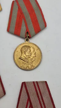 Samling russiske medaljer. Originale