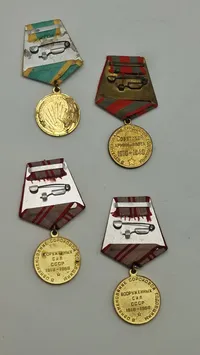 Samling russiske medaljer. Originale