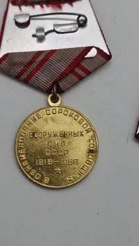 Samling russiske medaljer. Originale