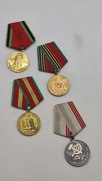 Samling russiske medaljer. Originale