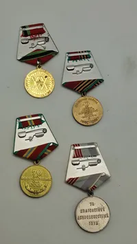 Samling russiske medaljer. Originale