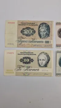 Samling danske pengesedler