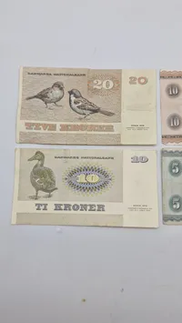 Samling danske pengesedler