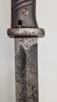 Tysk K98 bajonet (41FZE). Original