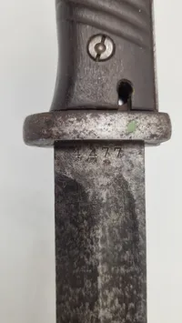 Tysk K98 bajonet (41FZE). Original