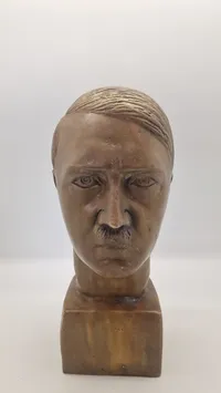Adolf Hitler buste bronze 30 cm høj . Bedre efterkrigs