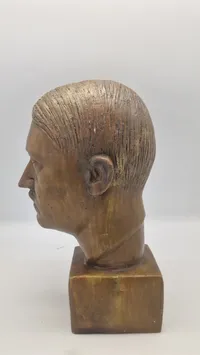 Adolf Hitler buste bronze 30 cm høj . Bedre efterkrigs