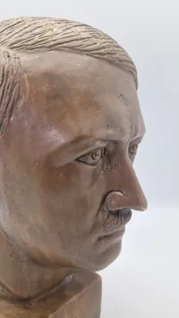 Adolf Hitler buste bronze 30 cm høj . Bedre efterkrigs