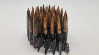 Patronbælte med 45 stk. Deaktiverede ( 8x 57 JS Mauser MG42 WW2)