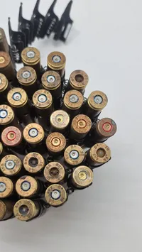 Patronbælte med 45 stk. Deaktiverede ( 8x 57 JS Mauser MG42 WW2)