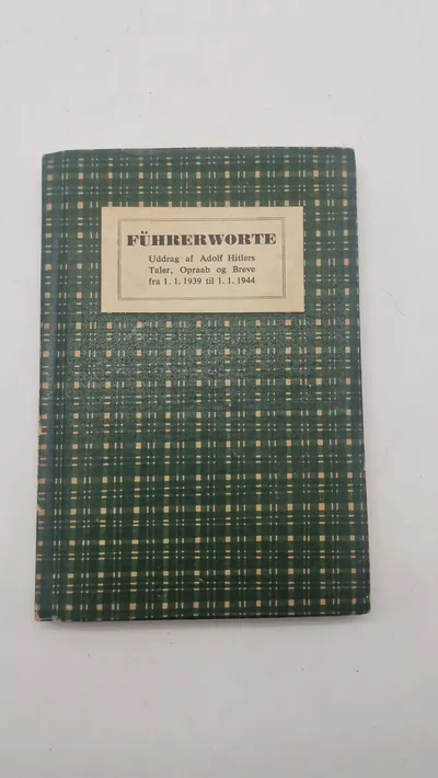 Eks af “Führerworte” original D.N.A.S.A.P. propaganda