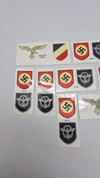 Samling decaler. Efterkrigs