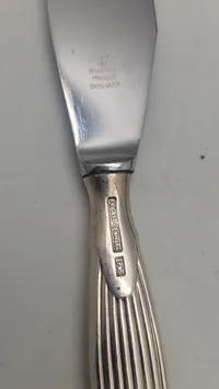 Savoy-frokostknive fra Frigast af nysølv