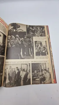 Samling indbundne Billed-Bladet 1945 med bl.a. hipo korpset