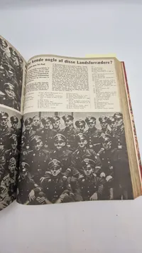 Samling indbundne Billed-Bladet 1945 med bl.a. hipo korpset