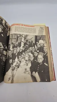 Samling indbundne Billed-Bladet 1945 med bl.a. hipo korpset