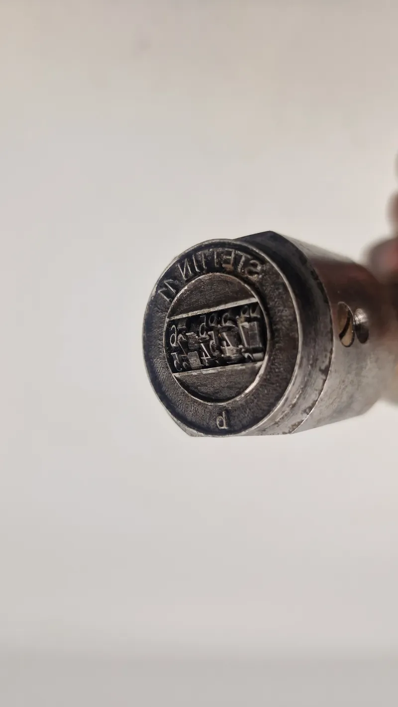 Tysk feltpost stempel, originalt