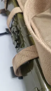 VINTAGE US ARMY AN/PRC-10 RYGSÆKSRADIO – KOREAKRIGS-ERA – KOMPLET SÆT MED LANG ANTENNE!