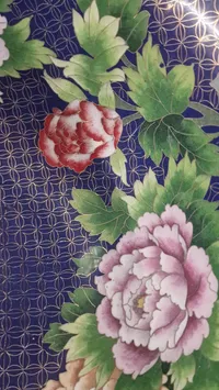 Kinesisk cloisonné emaljevask / vessel sink