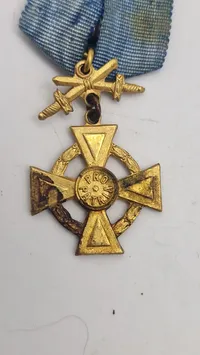 Østrisk Order Pro Patria Austria 1914-1918 Legion of Honour Cross".  Miniature. Original