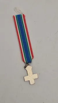 Italiensk Order of Vittorio Veneto-medalje fra 1. verdenskrig. Miniature. Original