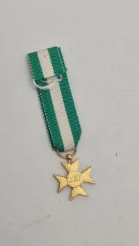 Italiensk Croce d'oro per anzianità di servizio. Miniature. Original